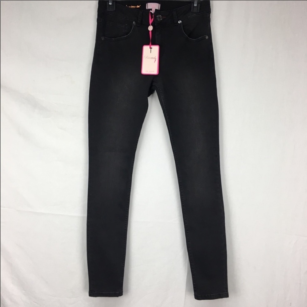 Ted Baker Sylina Black Wash Denim Jeans